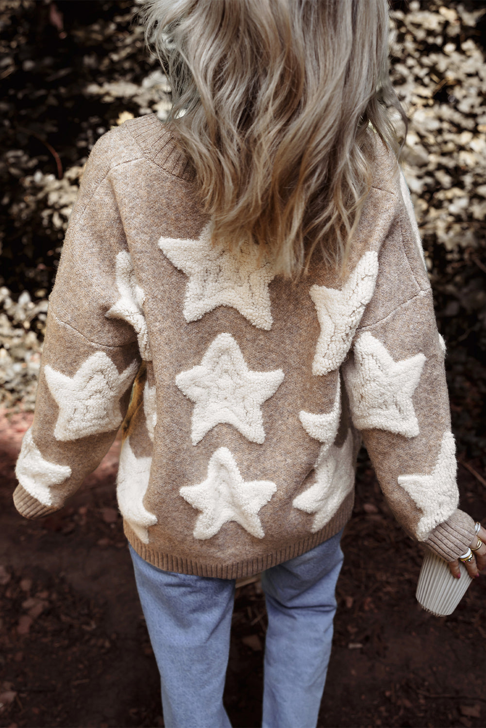 Clare Sherpa Star Cardigan-1