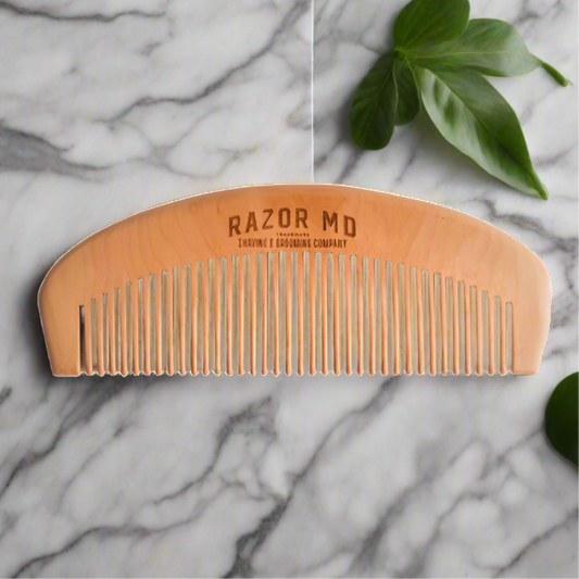 RAZOR MD Wooden Beard Comb