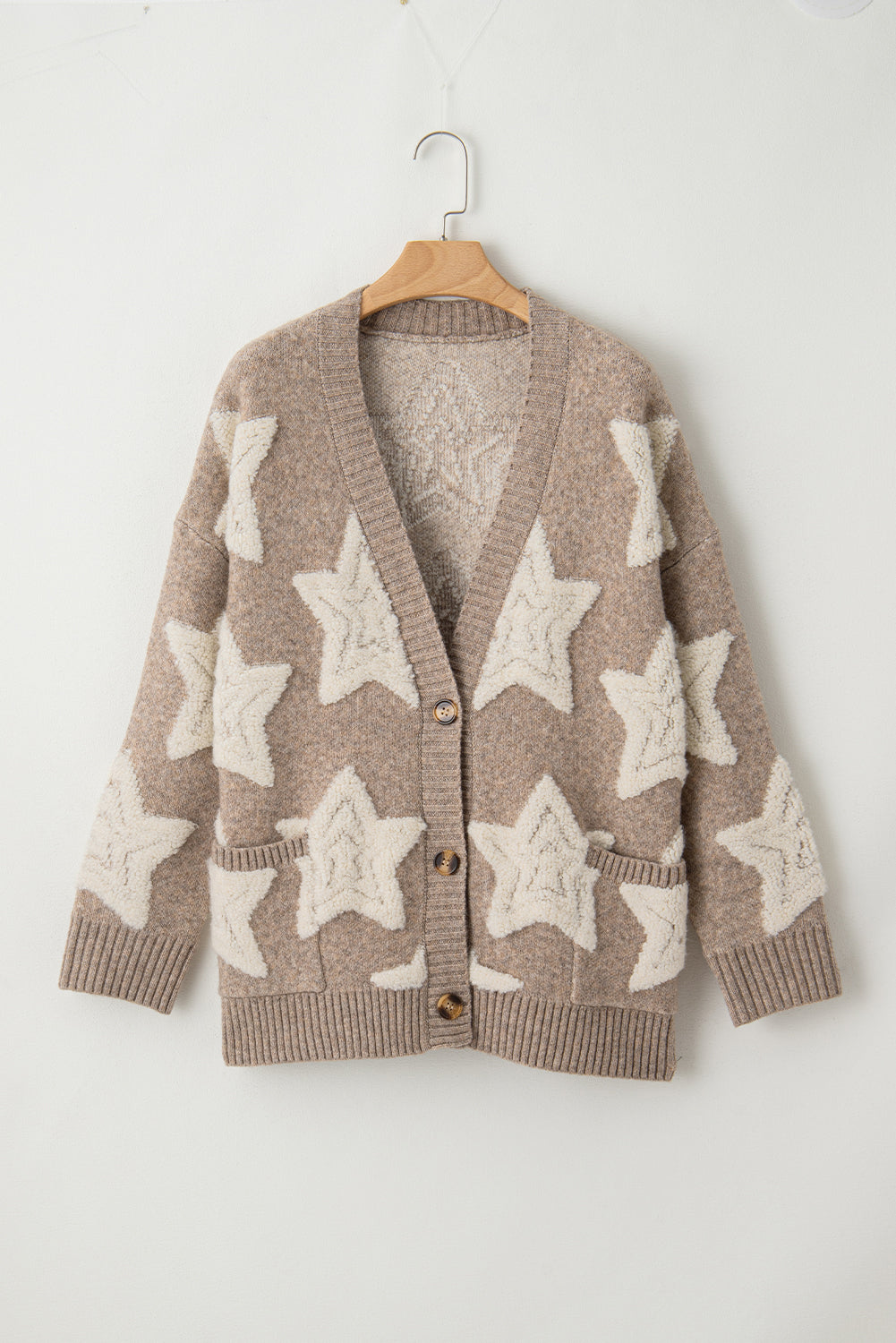 Clare Sherpa Star Cardigan-4