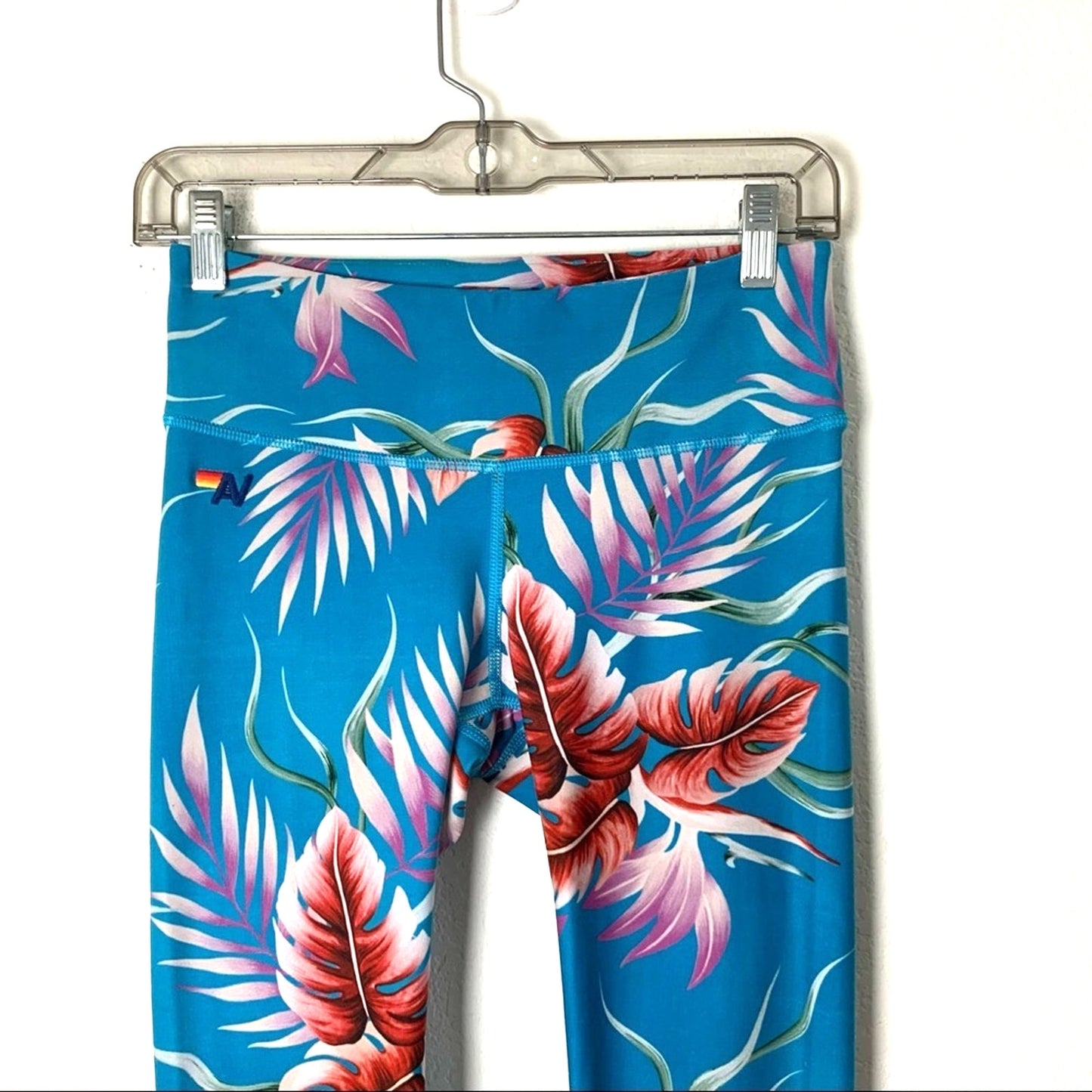 Aviator Nation Kauai Floral Leggings - Blue Multi - S