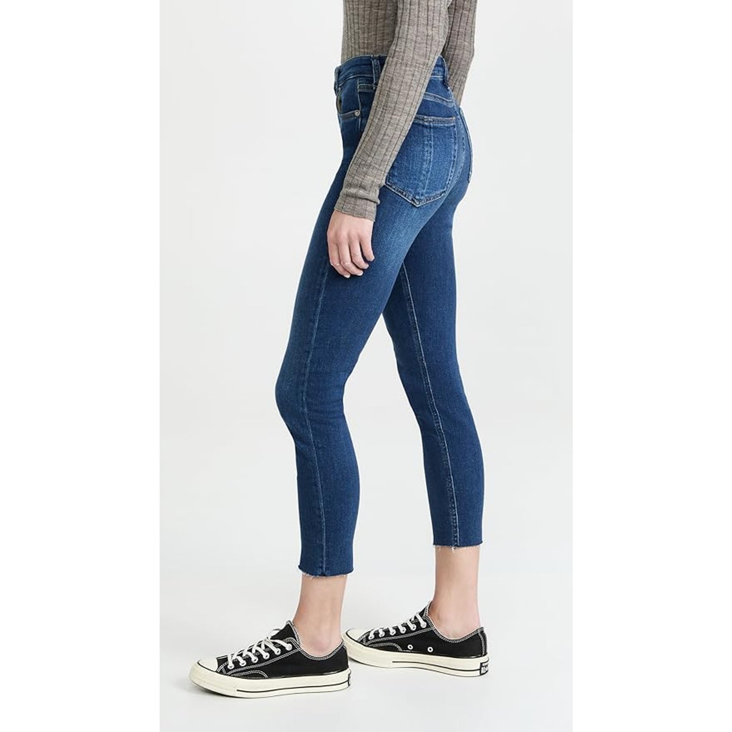 Rag & Bone High-Rise Skinny Ankle Jeans - Blue - 30