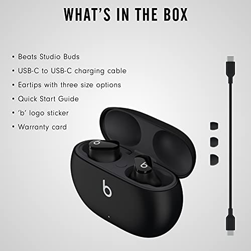 Beats Studio Buds True Wireless Noise Cancelling Earbuds - Black