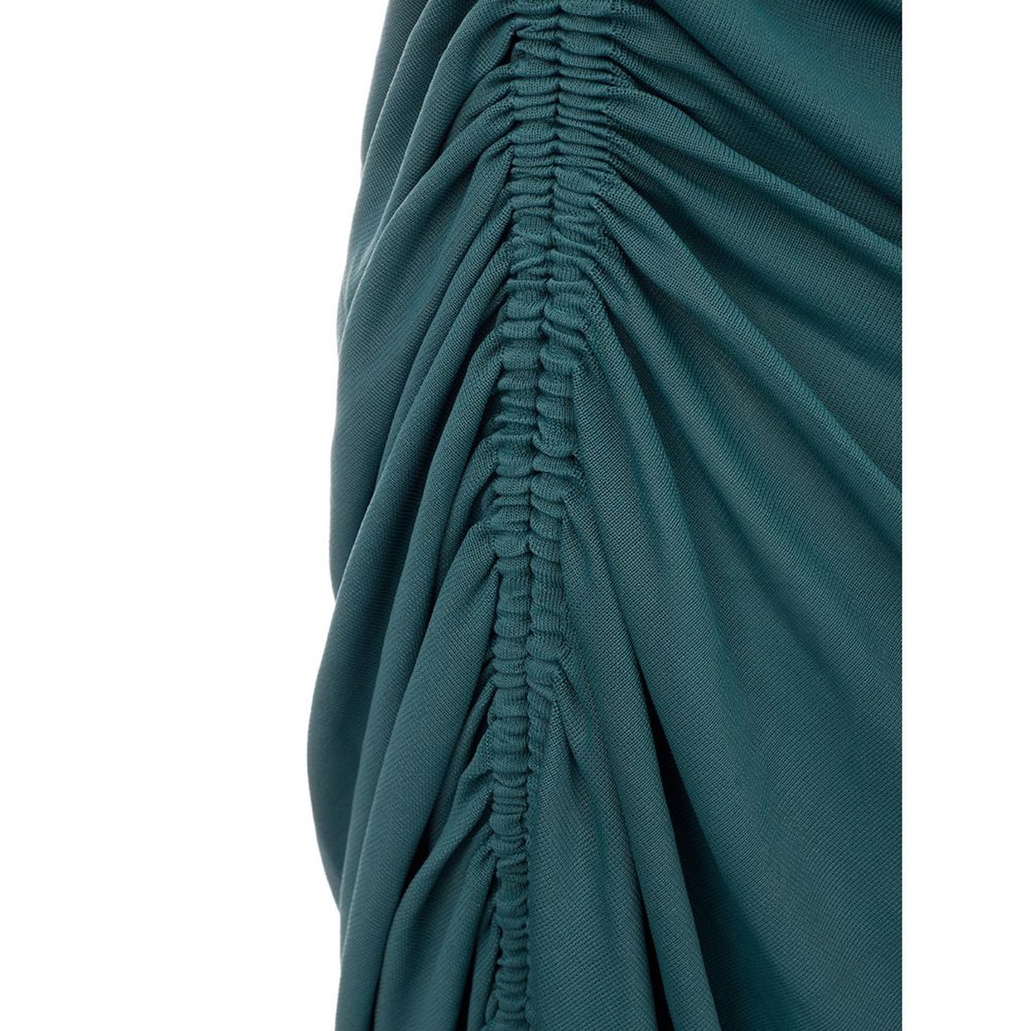 Bottega Veneta Elegant Green Viscose Dress