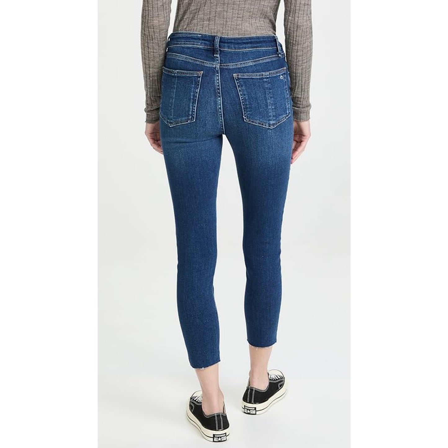 Rag & Bone High-Rise Skinny Ankle Jeans - Blue - 30