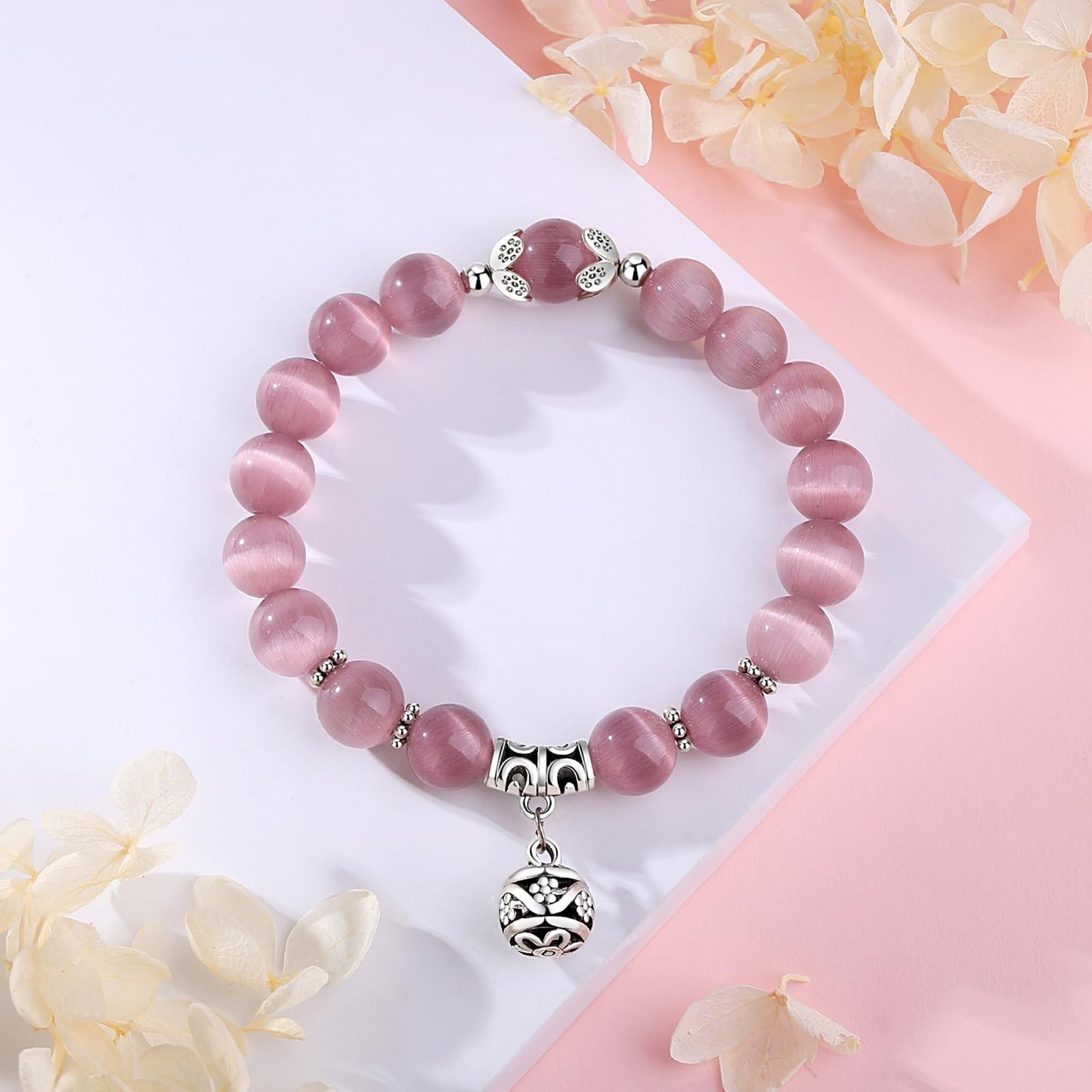 GEVOLCM Natural Gemstone Bracelet