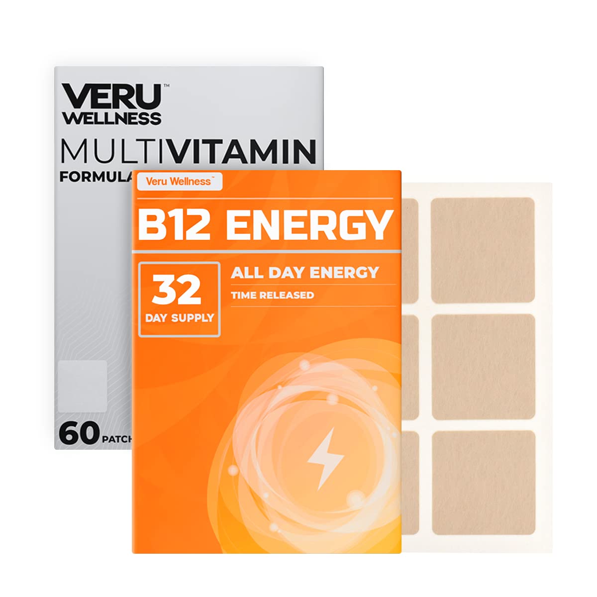 Veru Wellness Vitamin B12 with Iron Patch – 60 Pack