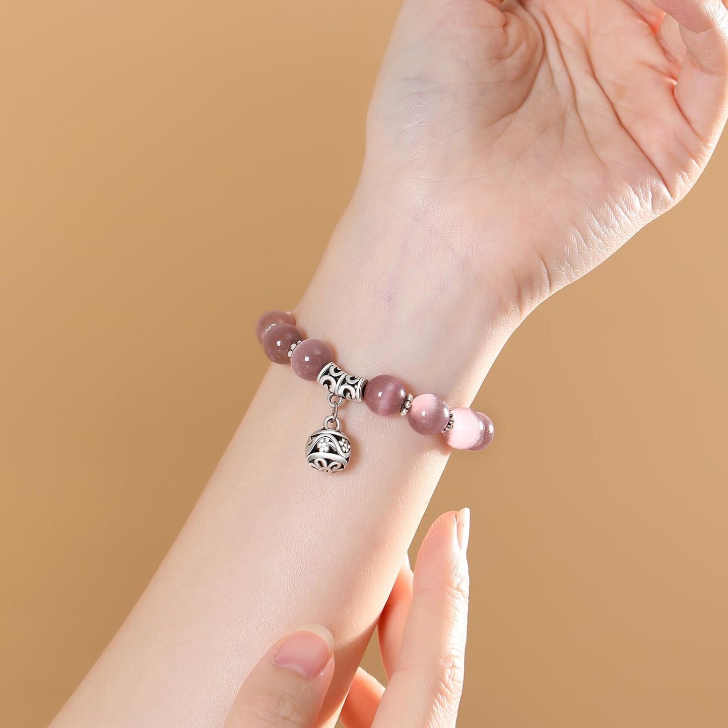 GEVOLCM Natural Gemstone Bracelet