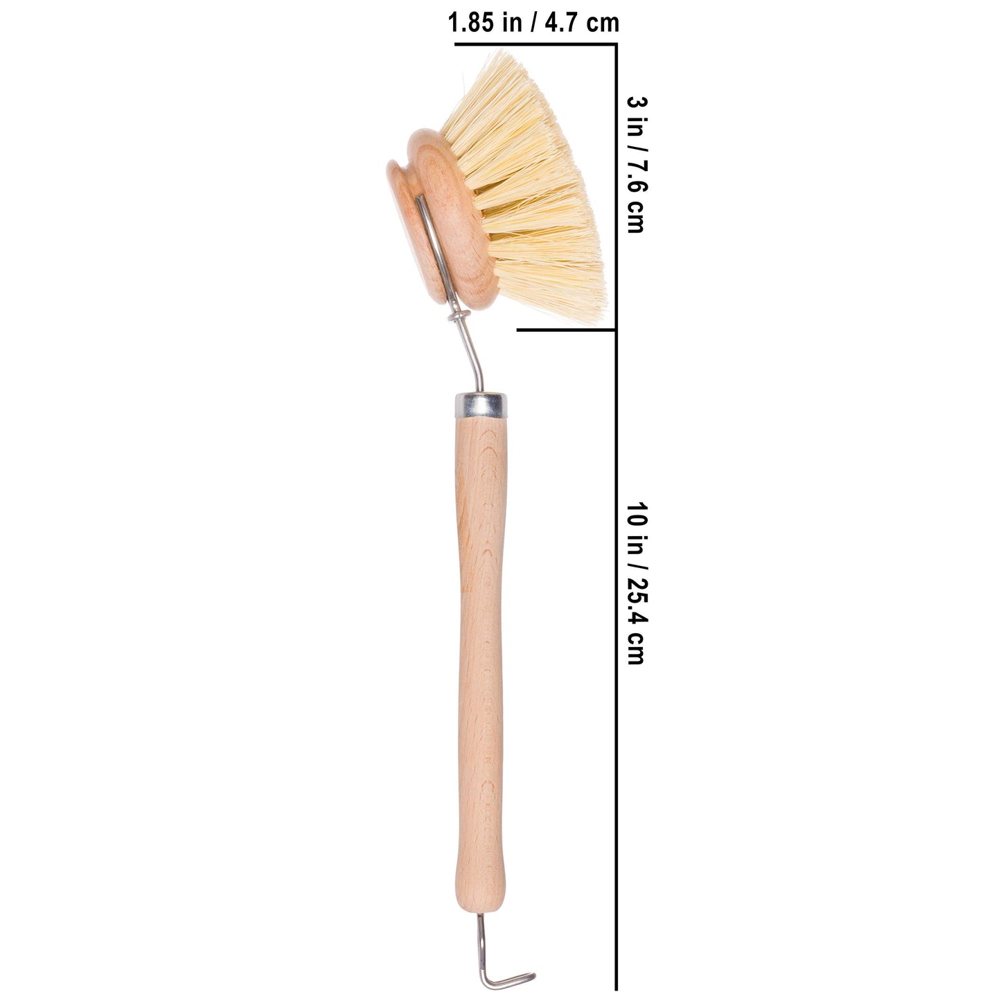 Stiff Fiber Bristle Dish Brush