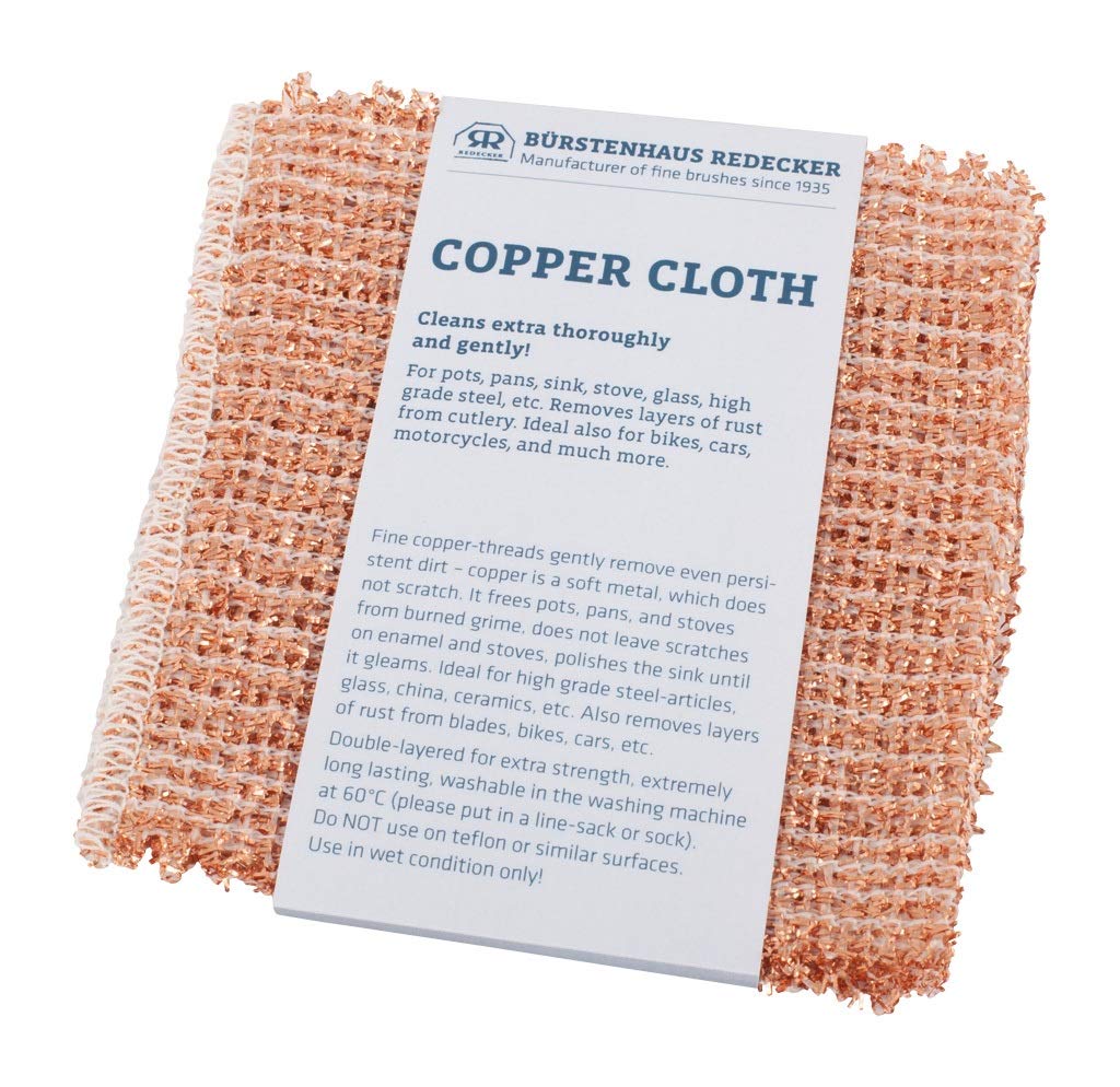 2-Ply Woven Copper Scrubbing Cloth - Set of 2