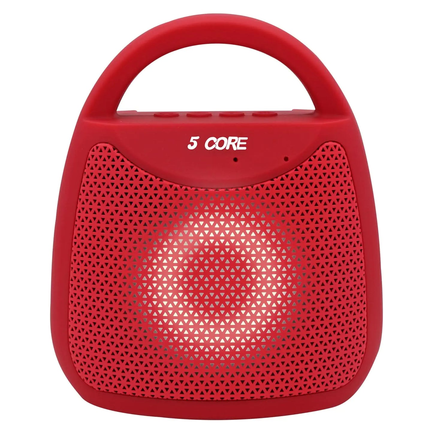 5Core Outdoor Bluetooth Speaker Wireless Portable Waterproof for Patio Pool Party Red