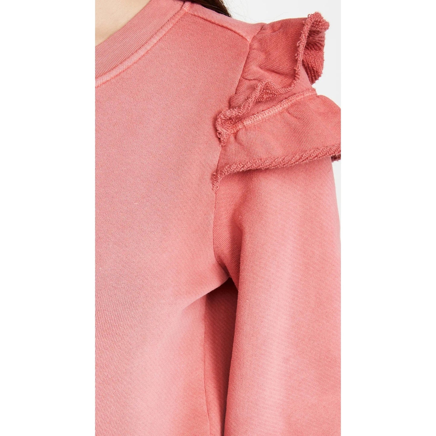 Paige Long Sleeve Panelo Sweatshirt - Pink