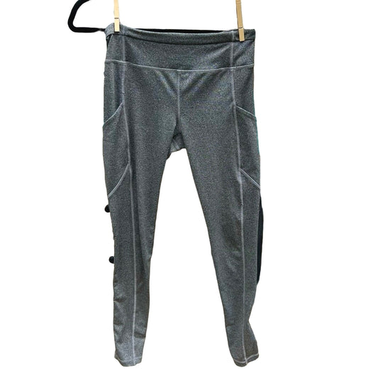 Full-Length Leggings with Pockets - Gray - Size S