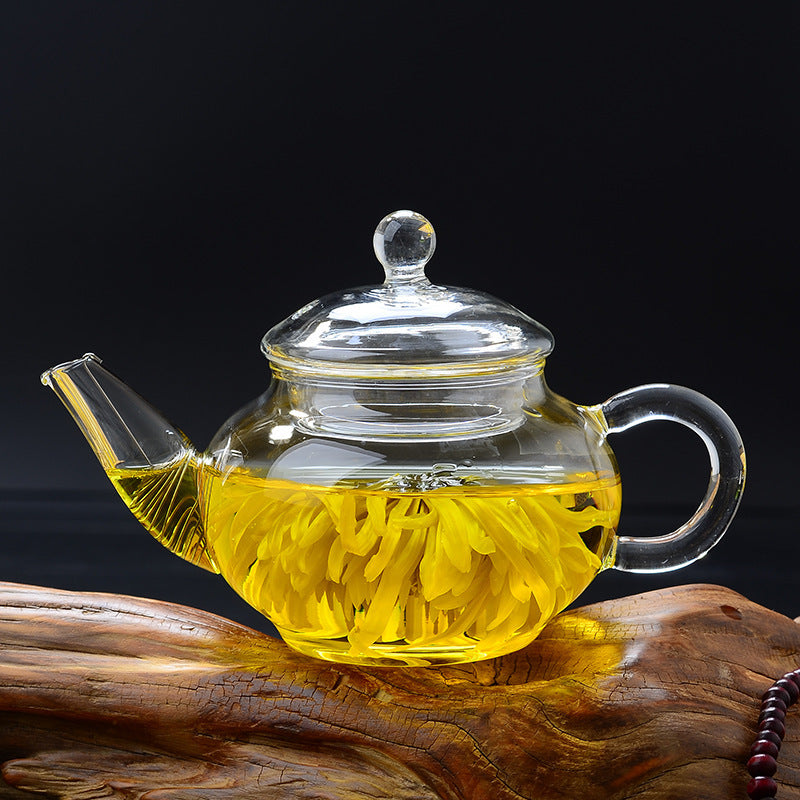 Thickened Borosilicate Glass Tea Set Teapot-0