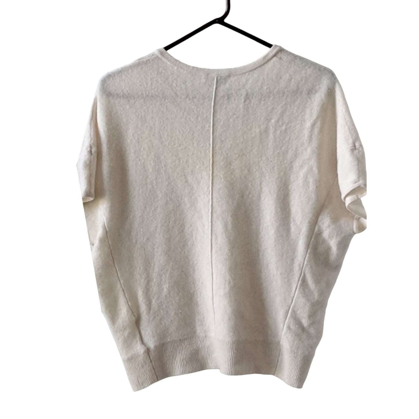 Brass The Cashmere Short Sleeve Shell - White - Medium