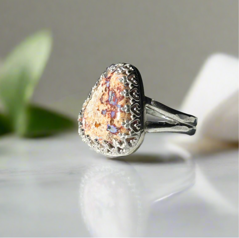 Fire Opal Statement Ring #128