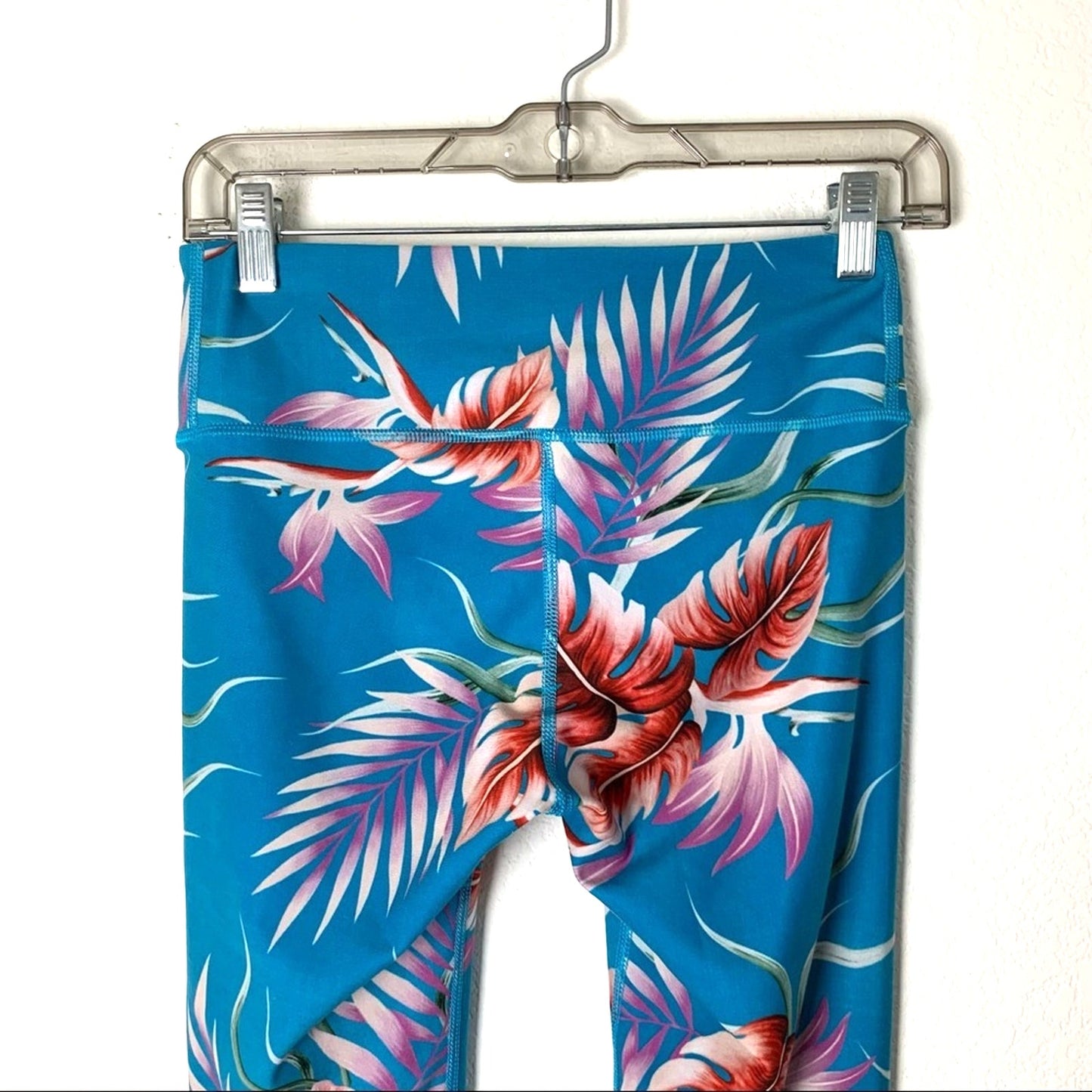 Aviator Nation Kauai Floral Leggings - Blue Multi - S