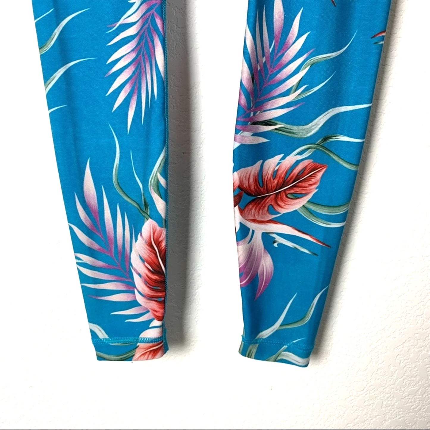 Aviator Nation Kauai Floral Leggings - Blue Multi - S