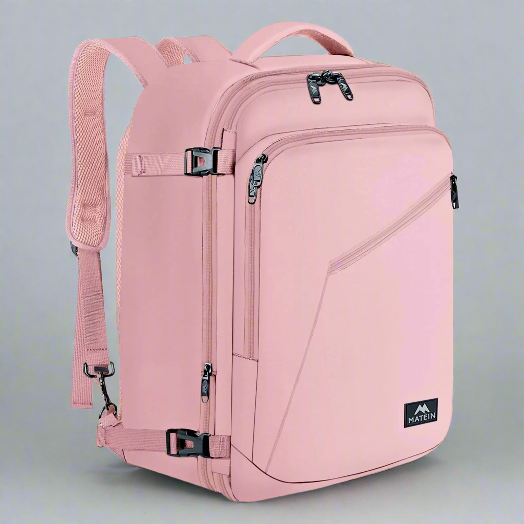 Pink Travel Backpack for Women – 35L