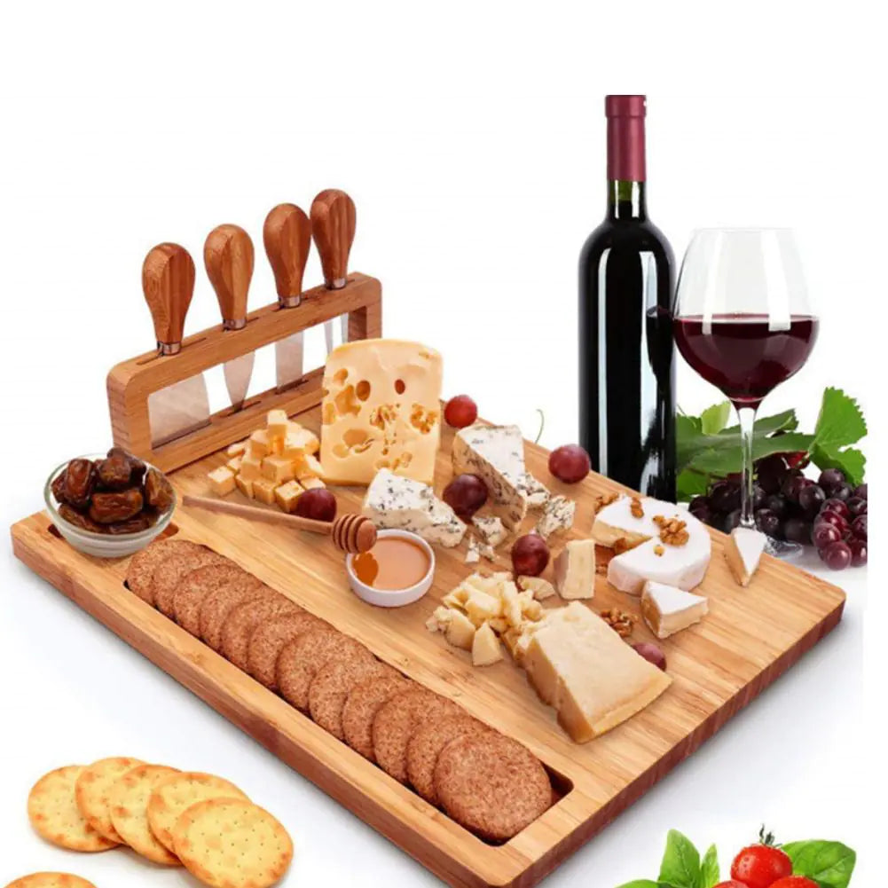 Durable Eco-Friendly Damp-Proof Wooden Party Charcuterie Set