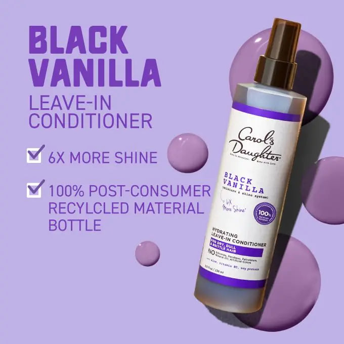 Carol's Daughter Black Vanilla Leave In Conditioner Spray – 8 Fl Oz