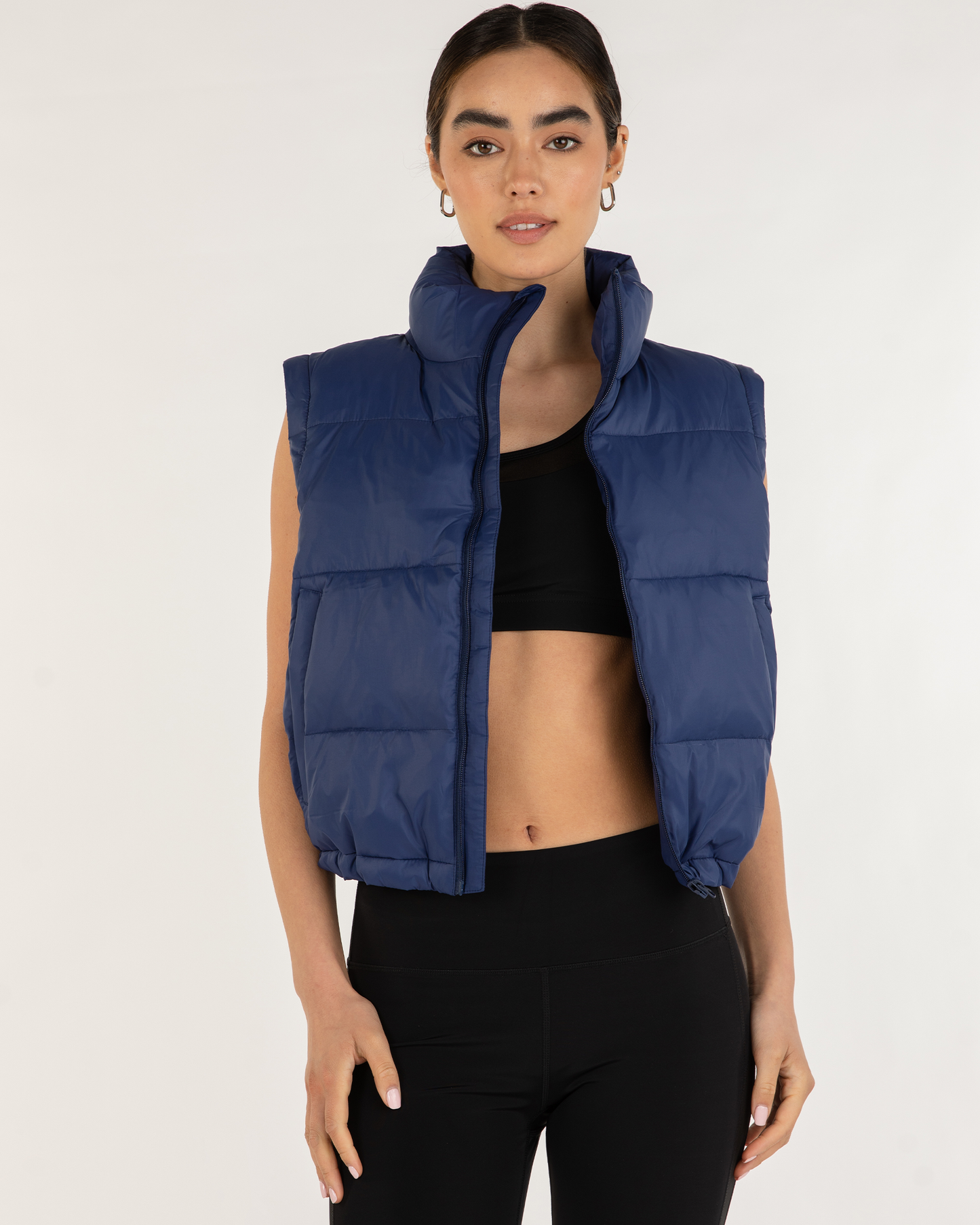 On The Go Puffer Convertible Jacket Vest-2