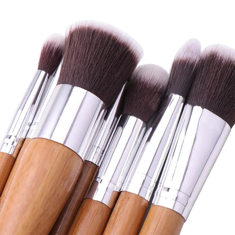 Bamboo Brush Set - 11 pcs