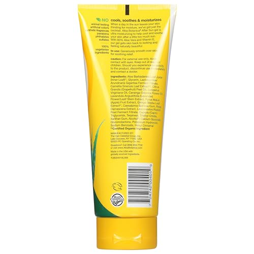 Alba Botanica Cooling After Sun Aloe Vera Gel for Skin – 8 fl. oz. - Wearing Conscious