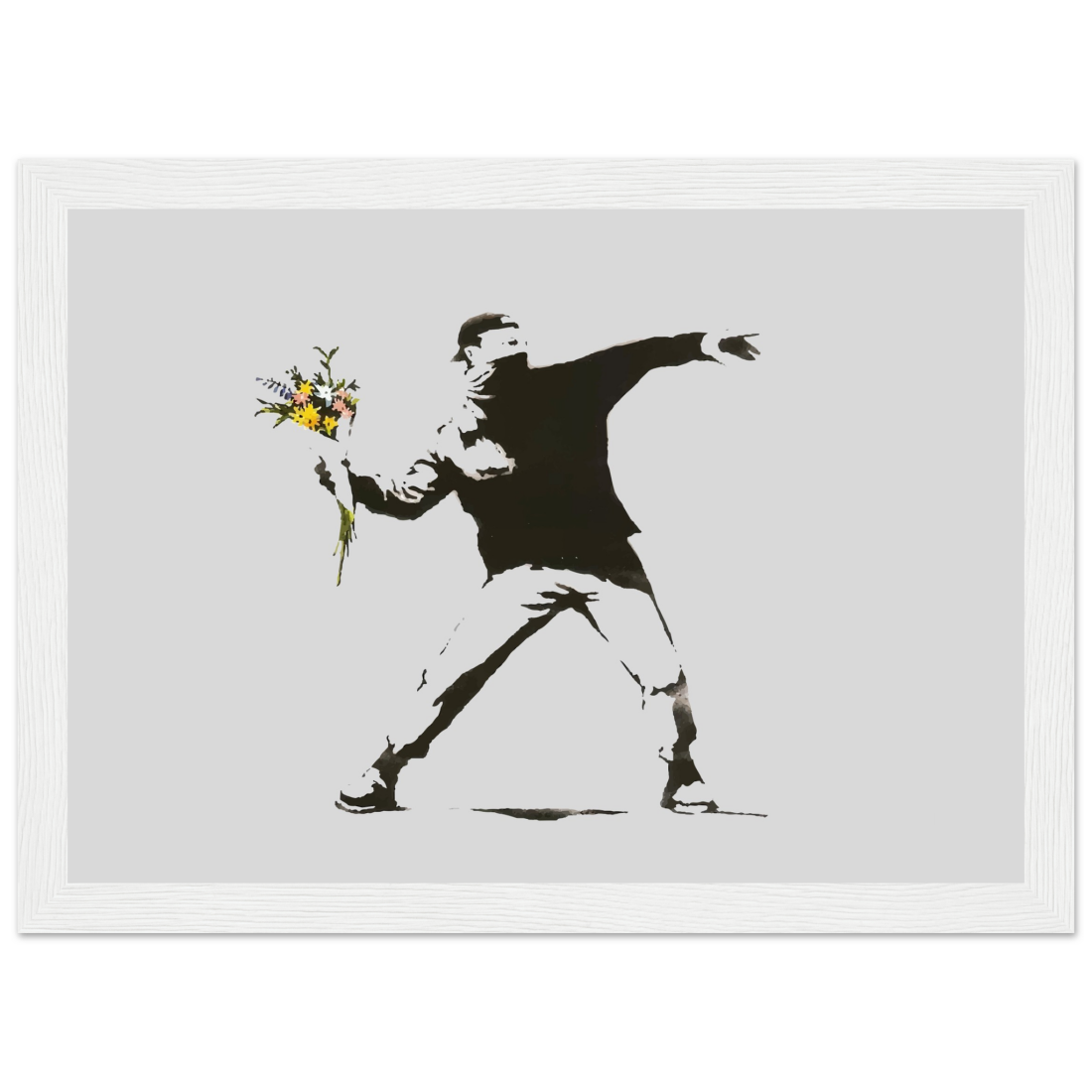 Banksy Flower Thrower Artwork Poster-6