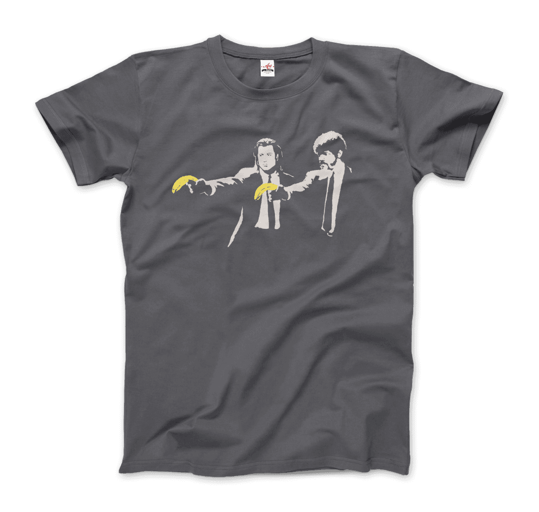 Banksy Pulp Fiction Street Art T-Shirt-6