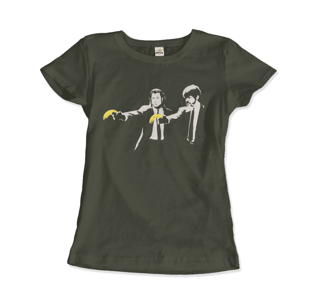 Banksy Pulp Fiction Street Art T-Shirt-13