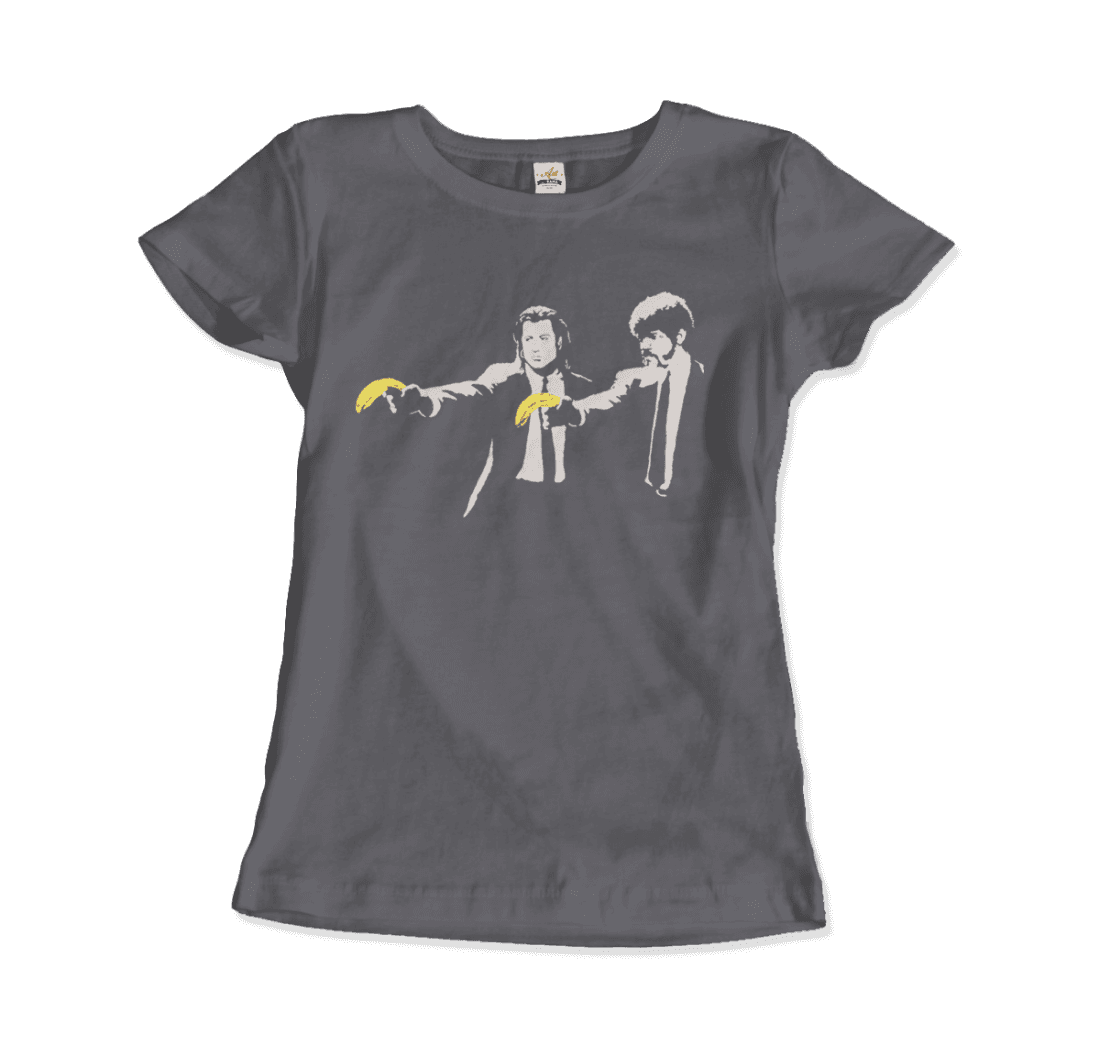 Banksy Pulp Fiction Street Art T-Shirt-11