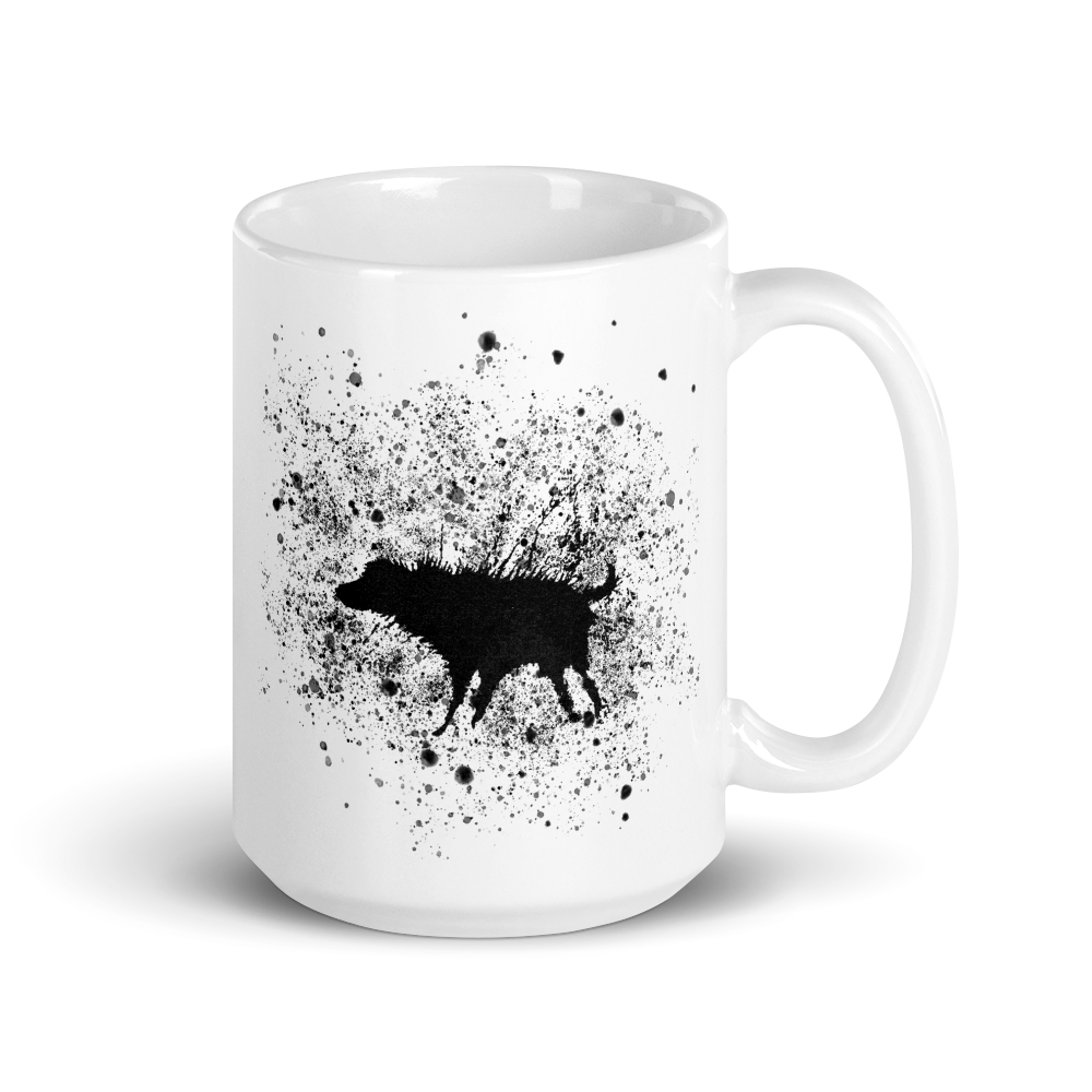 Banksy Wet Dog Splatter 2007 Street Art Mug-4