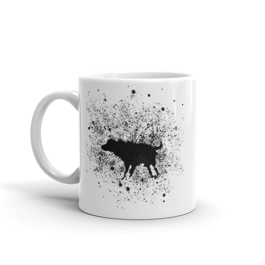 Banksy Wet Dog Splatter 2007 Street Art Mug-0