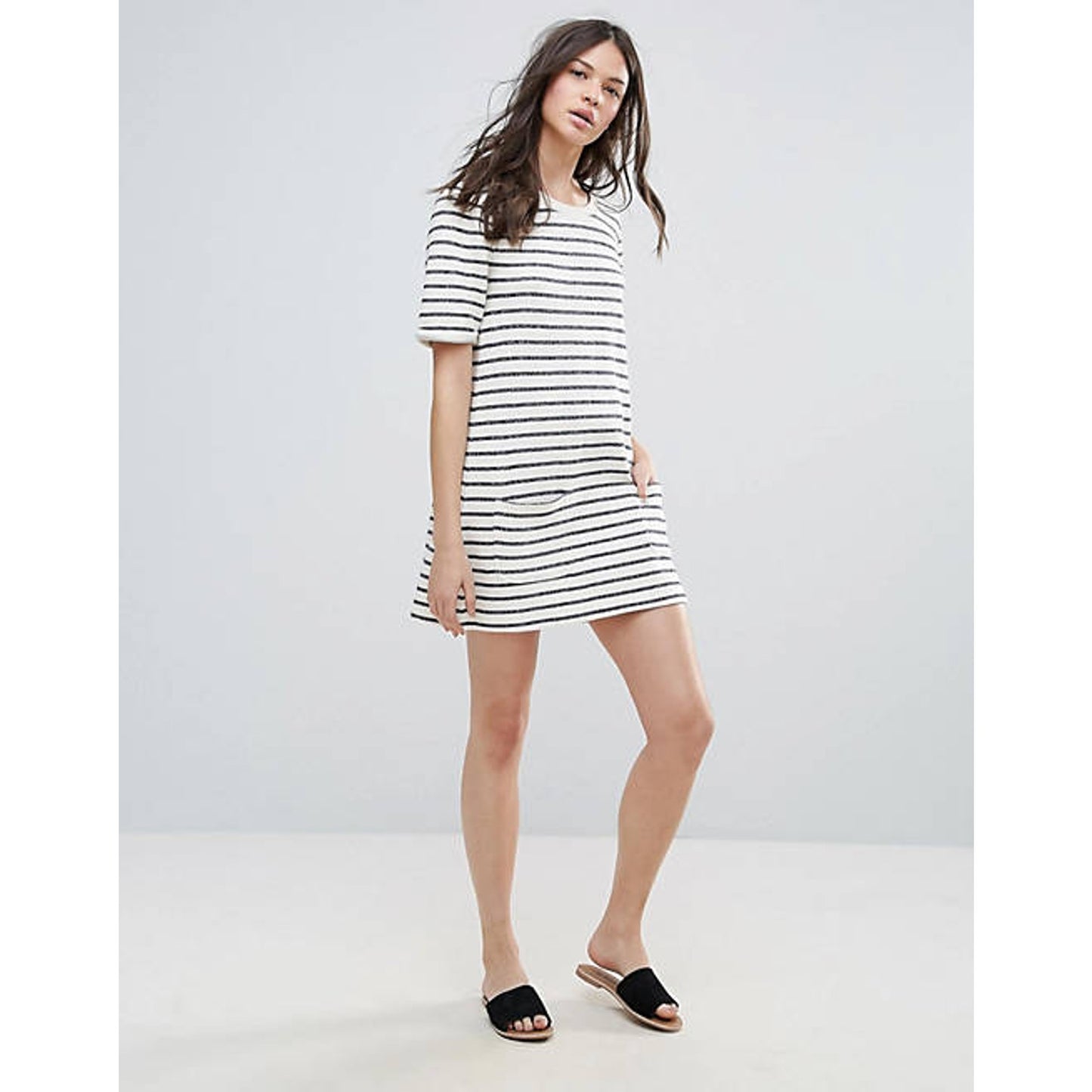 French Connection Normandy Stripe Tee Dress