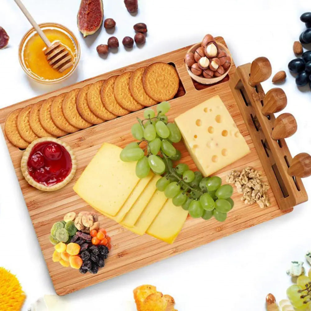 Durable Eco-Friendly Damp-Proof Wooden Party Charcuterie Set