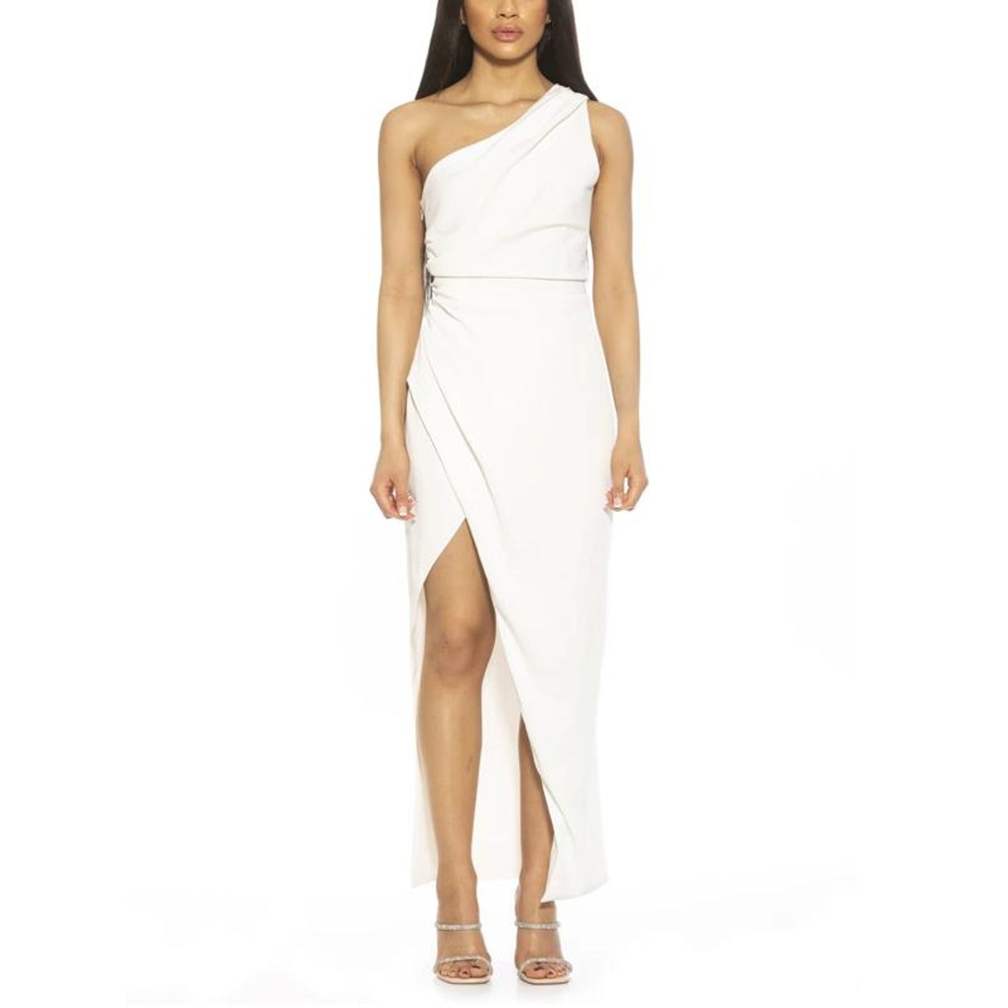 Alexia Admor Alessi One Shoulder Dress - White - 8