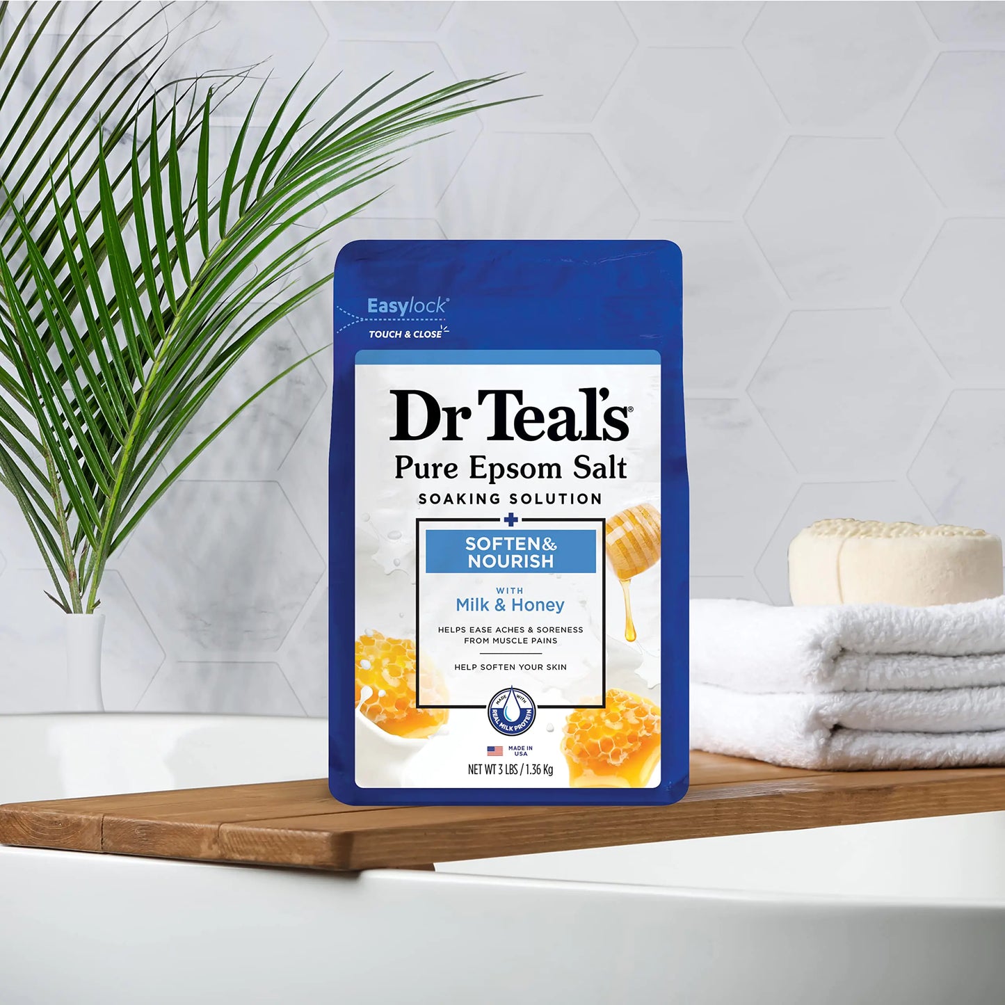 Dr Teal's Epsom Salt Soaking Solution - 48 Oz