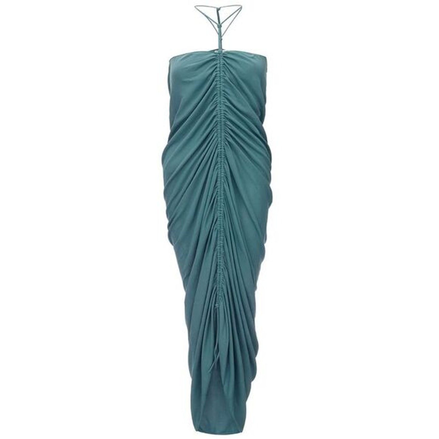 Bottega Veneta Elegant Green Viscose Dress