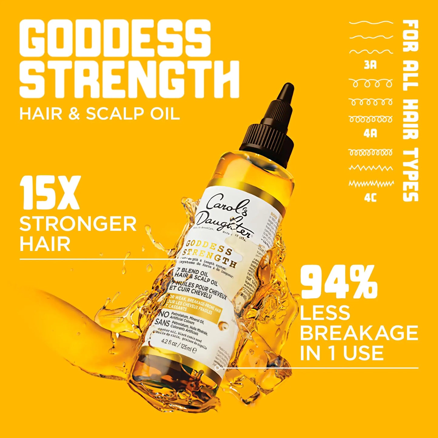 Carol's Daughter Goddess Strength 7 Oil Blend Scalp and Hair Oil - 4.2 Fl Oz