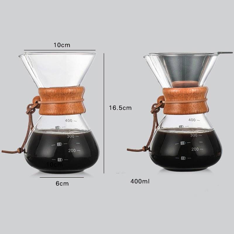 Glass Filter-Free Drip Coffee Maker | No Paper Filters, Pure Coffee Taste-2