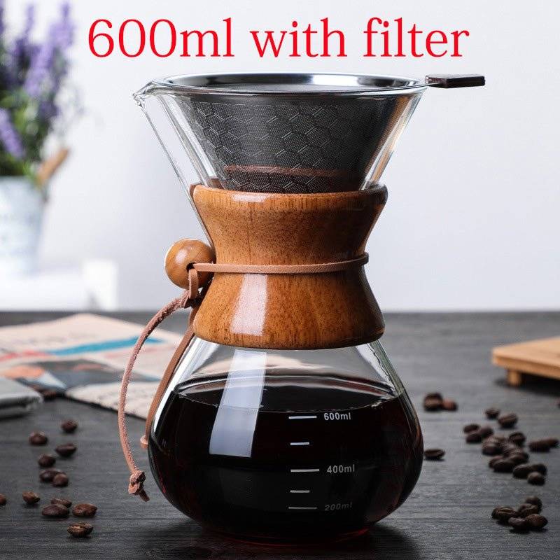 Glass Filter-Free Drip Coffee Maker | No Paper Filters, Pure Coffee Taste-6