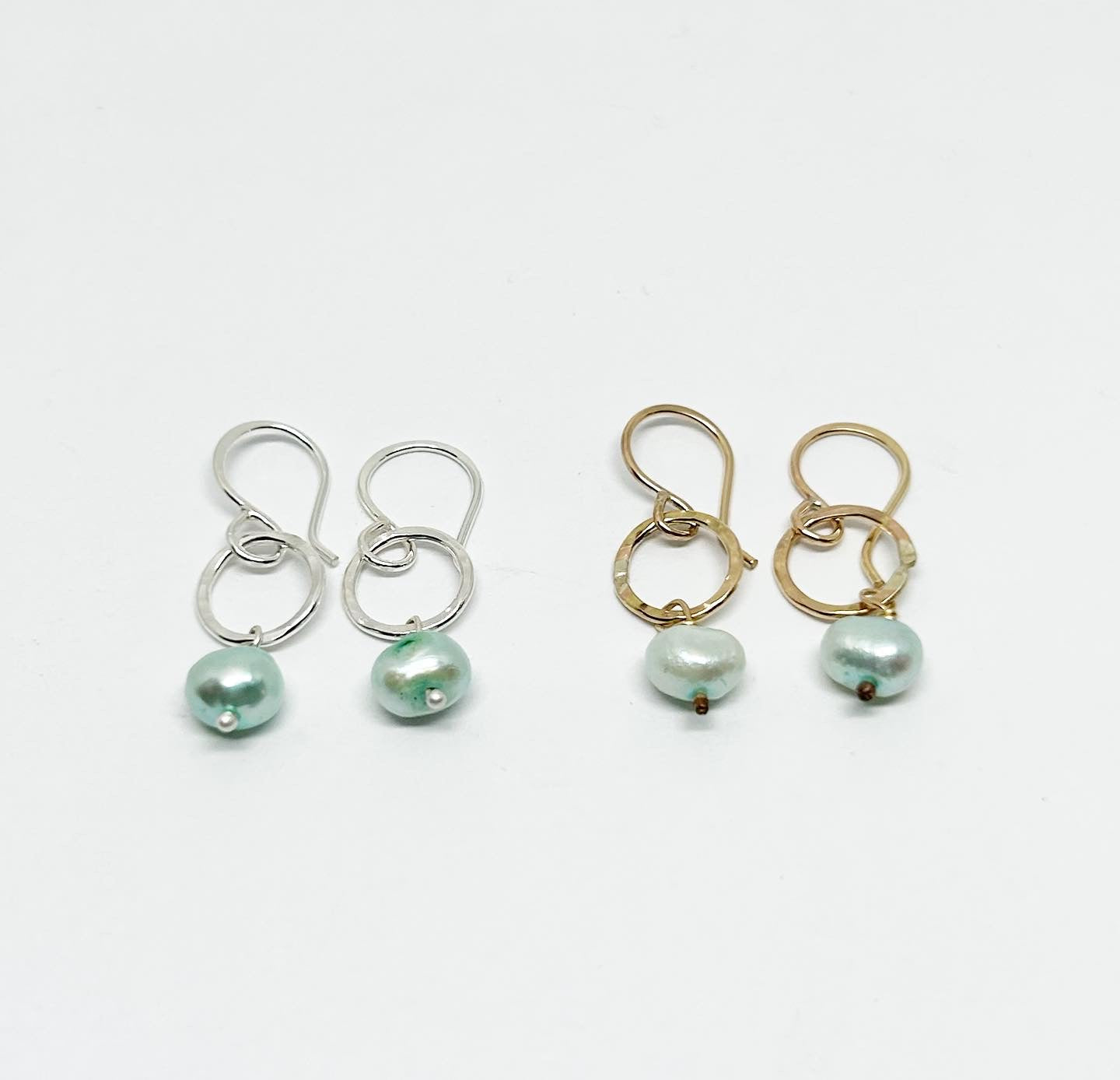 Mermaid Pearl Drop Earrings-7