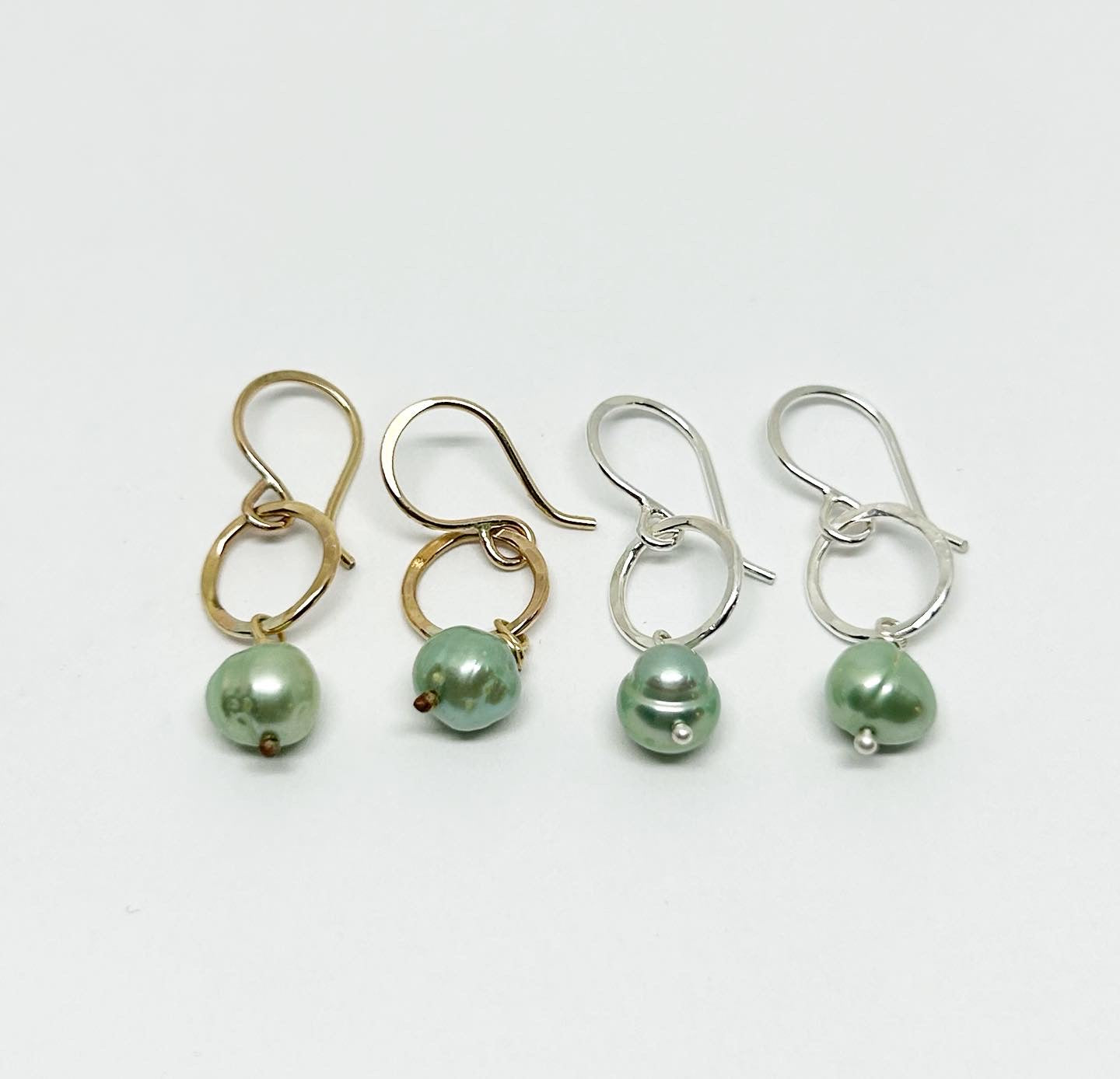 Mermaid Pearl Drop Earrings-9