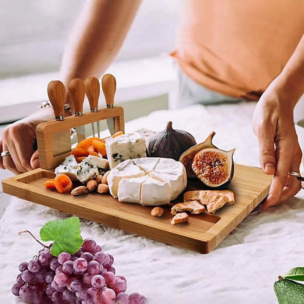 Durable Eco-Friendly Damp-Proof Wooden Party Charcuterie Set