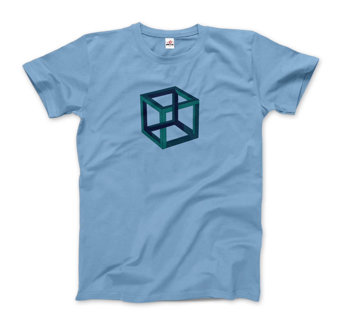 MC Escher Impossible Cube T-Shirt-7