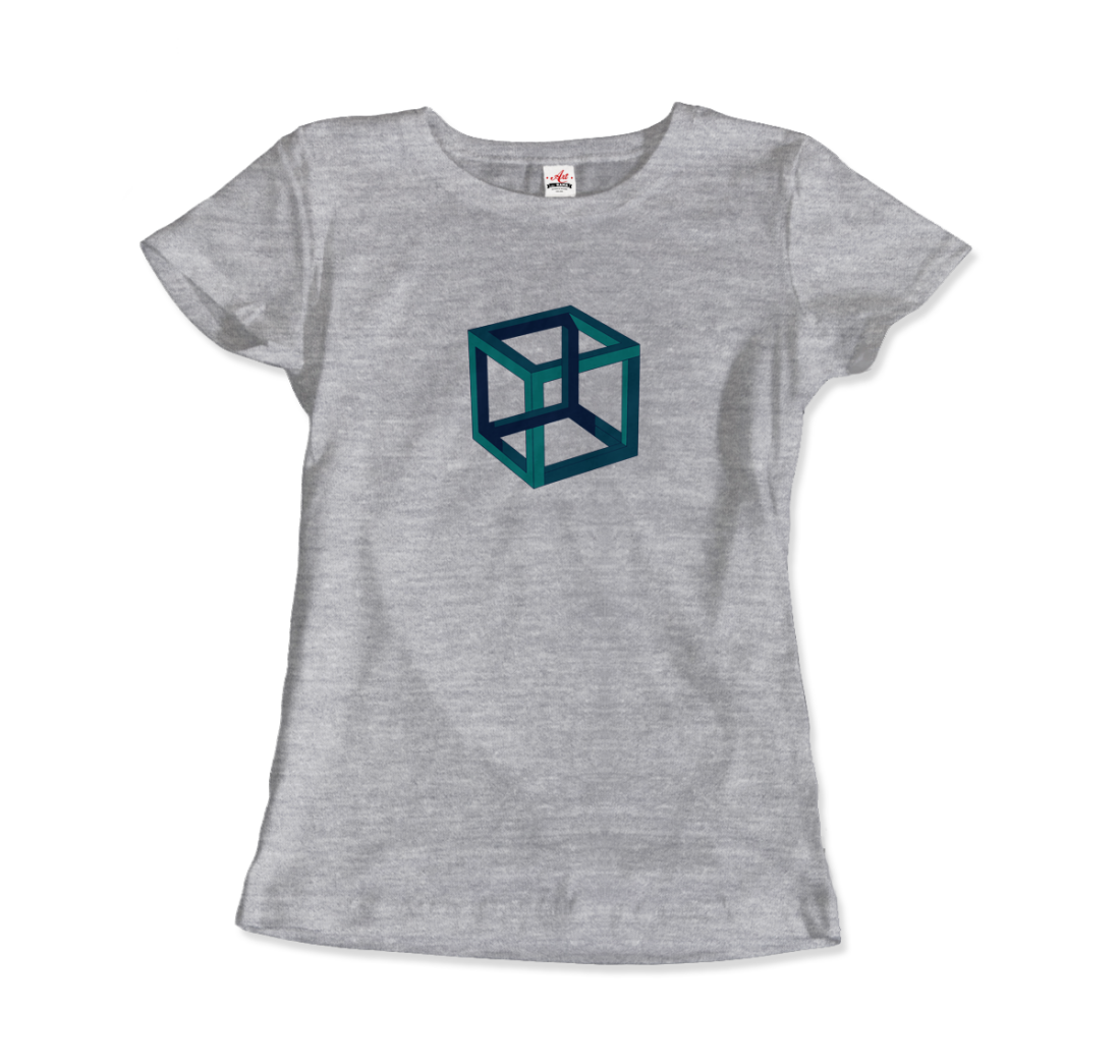 MC Escher Impossible Cube T-Shirt-9