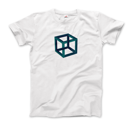 MC Escher Impossible Cube T-Shirt-0