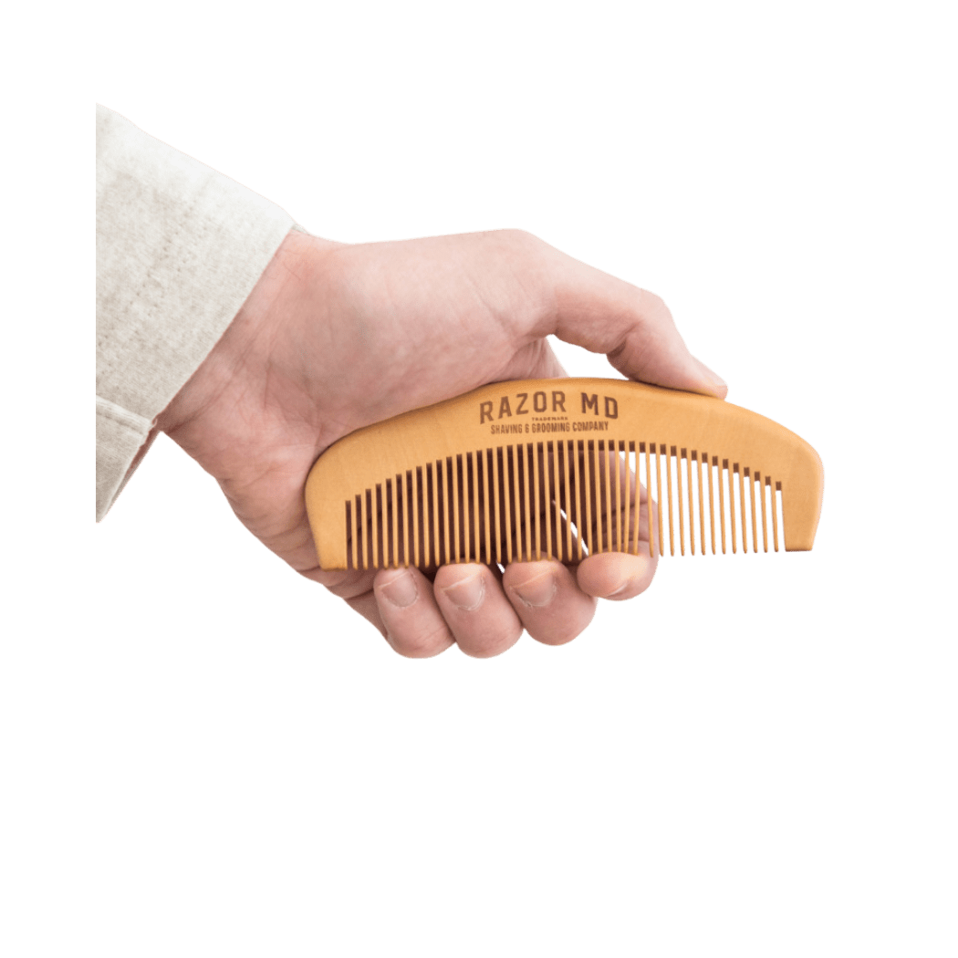 RAZOR MD Wooden Beard Comb-1