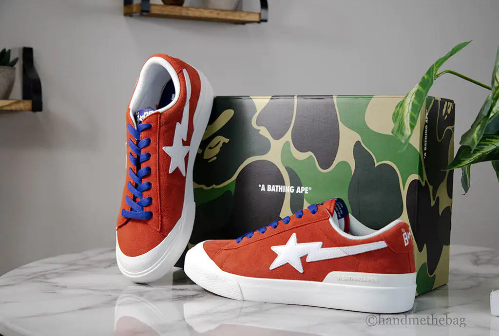 A Bathing Ape Mad Sta #1 Suede Leather Sneakers