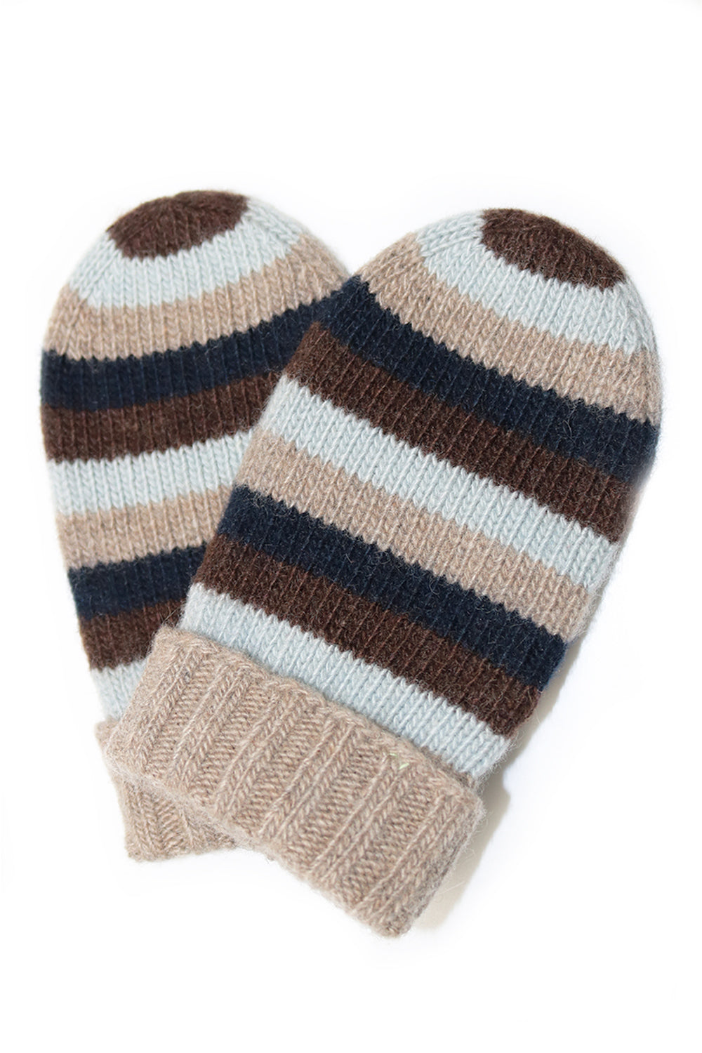 BABY STRIPED MITTENS-0